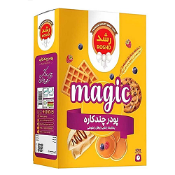 رشد پودر چندکاره ( پنکیک،کرپ،وافل،کوکی ) 500 گرم